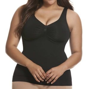 NWT Lane Bryant Cacique Black Shapewear Cami Tank  Size 22/24